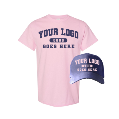 Combo C1201 Blue / Lt. Pink Tee